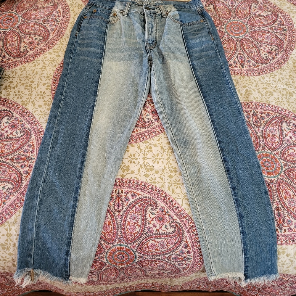 American Eagle Two-Tone Jeans